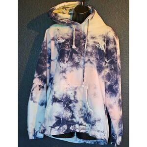 Pastel CIVIL REGIME Hoodie Large Tie Dye Sunflower